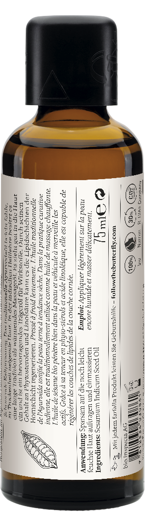 Farfalla – Sesam Bio-Pflegeöl, Detox, 75 ml