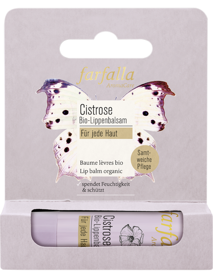 Farfalla Cistrose Für jede Haut, Bio-Lippenbalsam, 4.6g