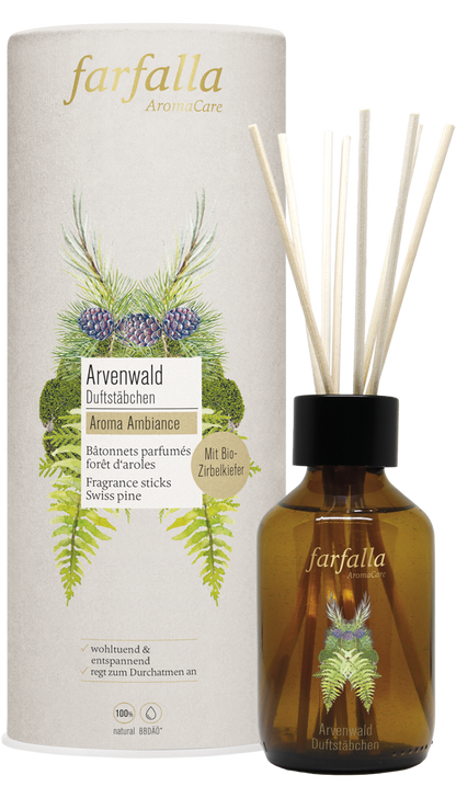Farfalla – Duftstäbchen Arvenwald Aroma Ambiance, 150 ml