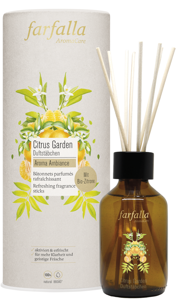 Farfalla – Duftstäbchen Citrus Garden Aroma Ambiance, 150 ml