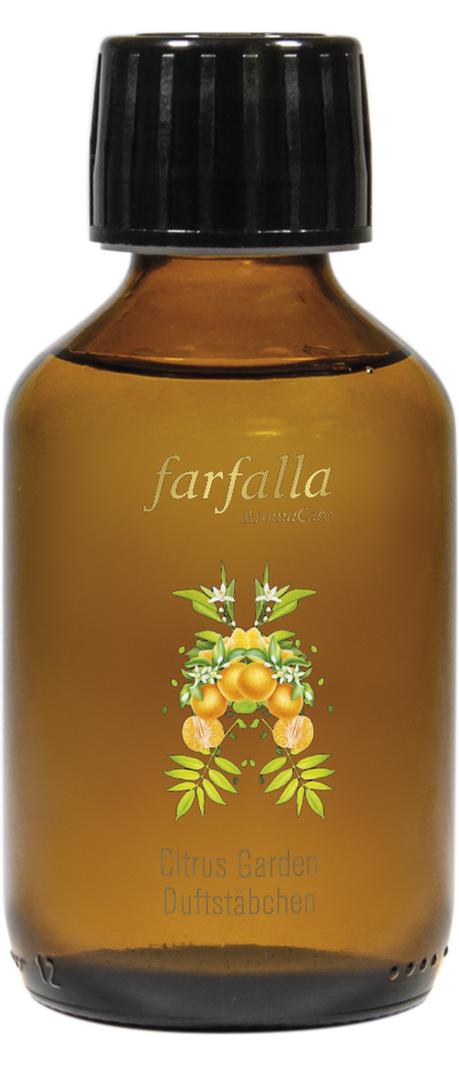 Farfalla – Duftstäbchen Citrus Garden Aroma Ambiance Nachfüllung, 150 ml