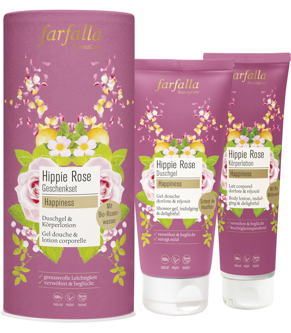 Farfalla Geschenkset Hippie Rose