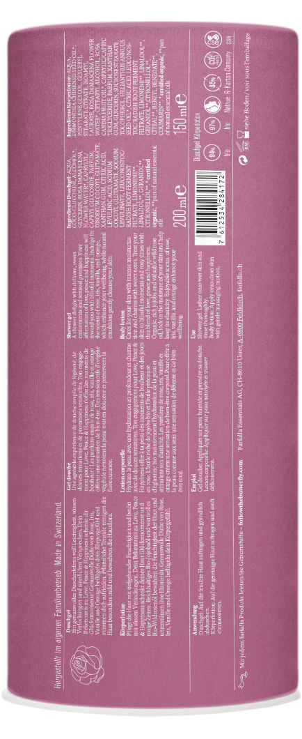 Farfalla Geschenkset Hippie Rose