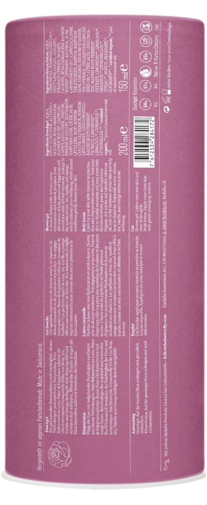 Farfalla Geschenkset Hippie Rose
