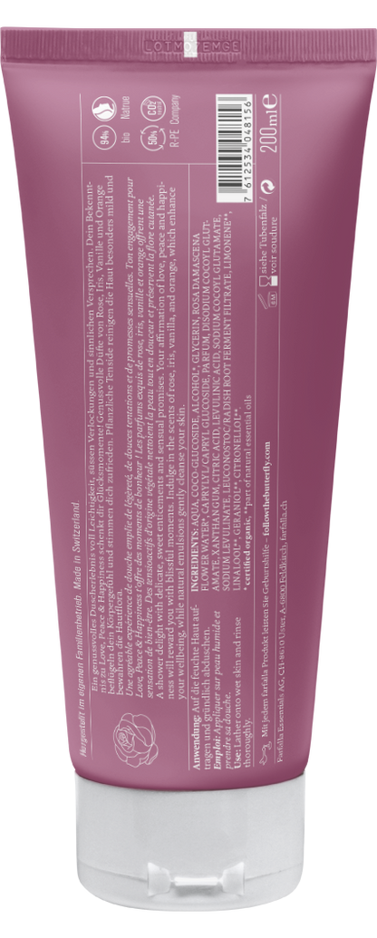 Farfalla – Hippie Rose Happiness Duschgel, 200 ml