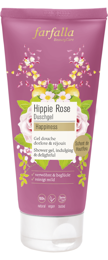 Farfalla – Hippie Rose Happiness Duschgel, 200 ml