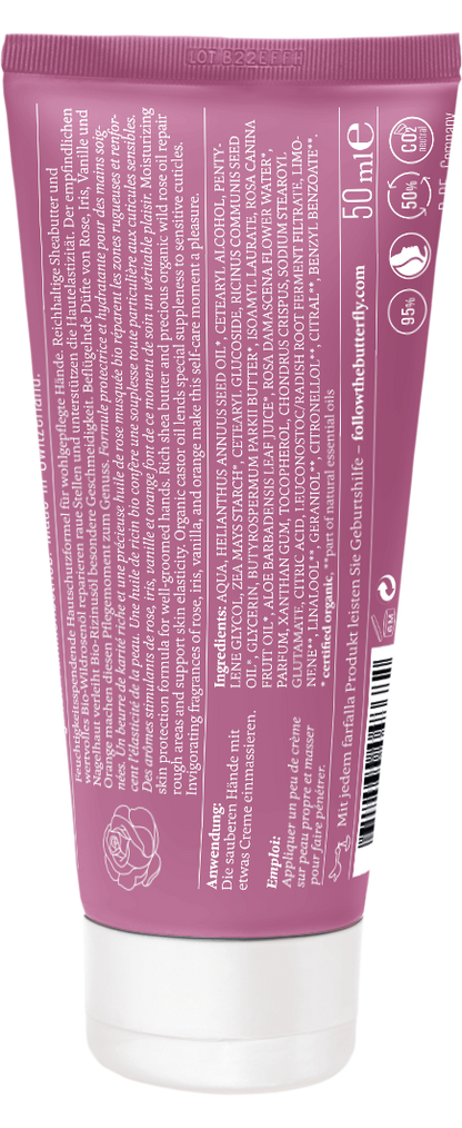 Farfalla – Hippie Rose Happiness Handcreme, 50 ml