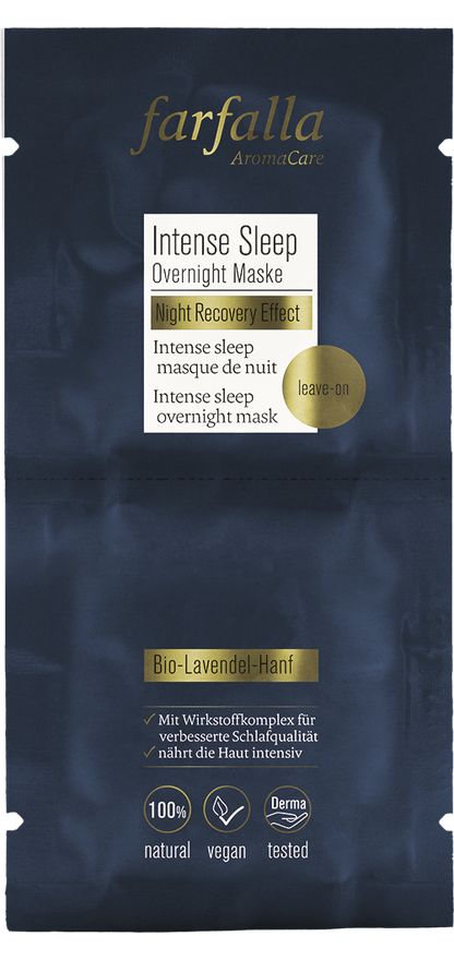 Farfalla Intense Sleep Overnight Maske, Night Recovery Effect, Tray/Spender 20x 3.5ml