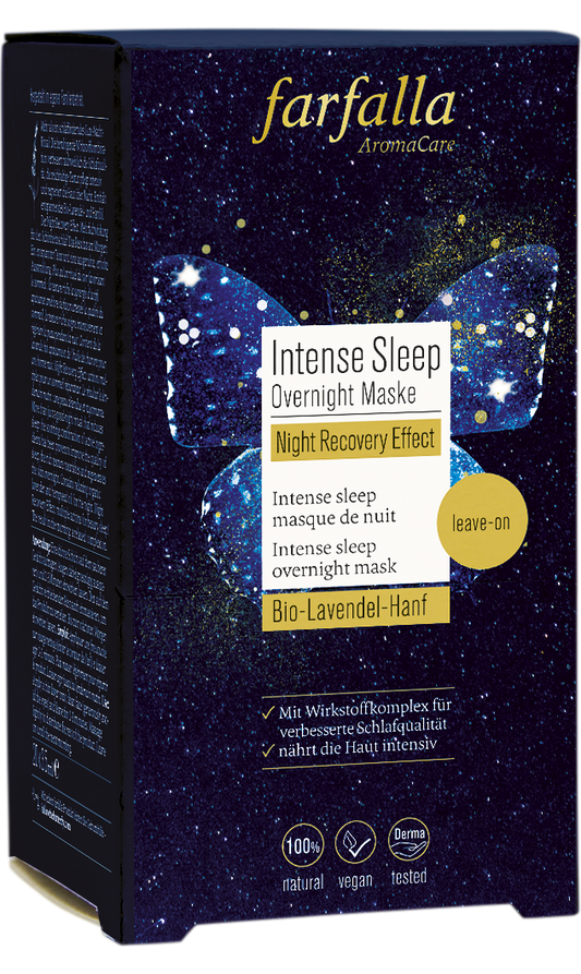 Farfalla Intense Sleep Overnight Maske, Night Recovery Effect, Tray/Spender 20x 3.5ml