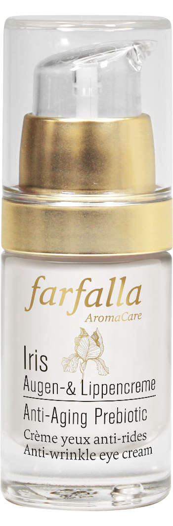 Farfalla Iris Anti-Ageing Prebiotic, Augen- & Lippencreme, 15ml