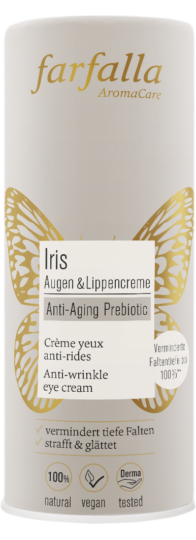 Farfalla Iris Anti-Ageing Prebiotic, Augen- & Lippencreme, 15ml
