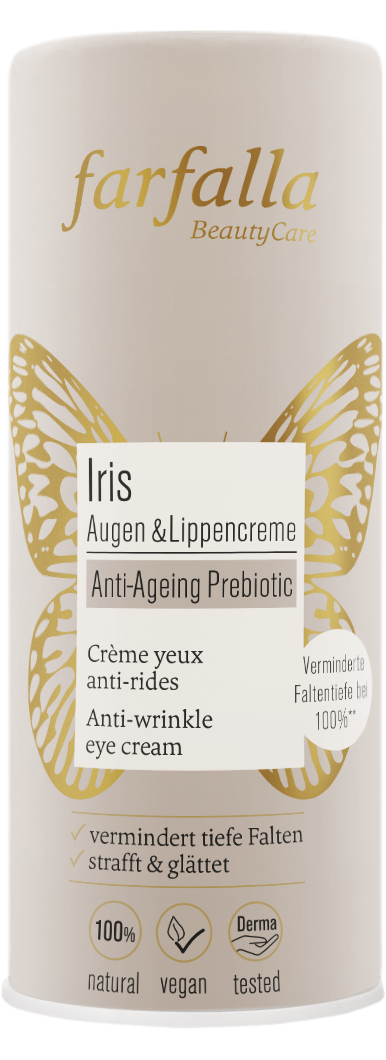 Farfalla Iris Anti-Ageing Prebiotic, Augen- & Lippencreme, 15ml