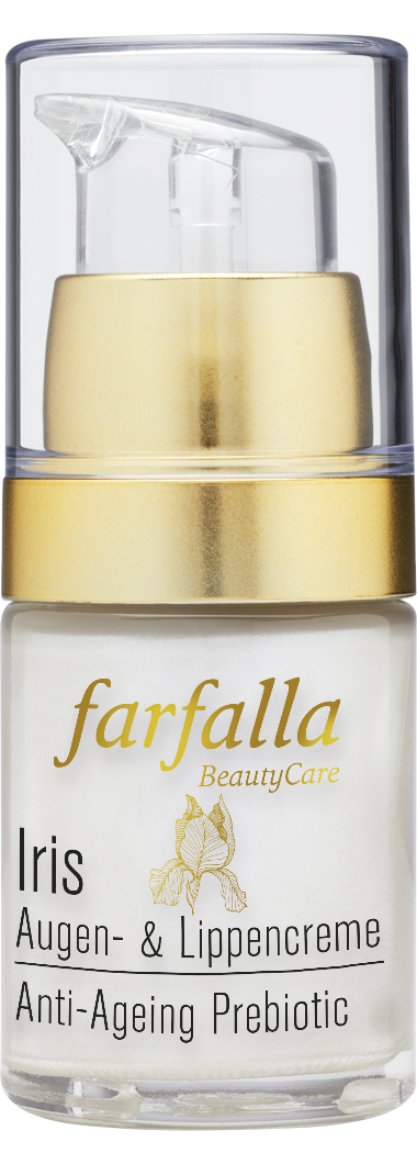 Farfalla Iris Anti-Ageing Prebiotic, Augen- & Lippencreme, 15ml