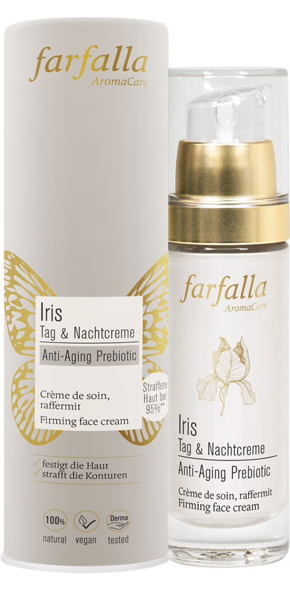 Farfalla Iris Anti-Ageing Prebiotic, Tag & Nachtcreme, 30ml