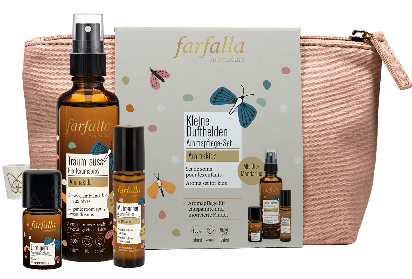 Farfalla Kleine Dufthelden Aromapflege-Set Aromakids