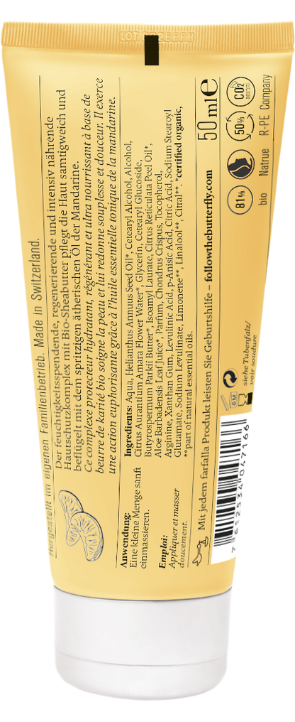 Farfalla – Mandarine Carpe Diem Feuchtigkeitsspendende Handcreme, 50 ml