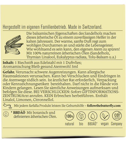 Farfalla Riechstift Set Atemwohl, Bleib gesund