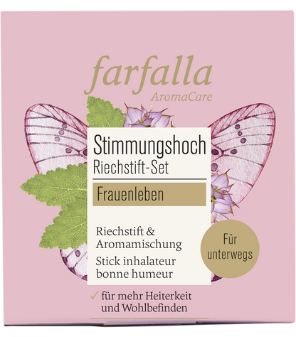 Farfalla Riechstift Set Stimmungshoch, Frauenleben