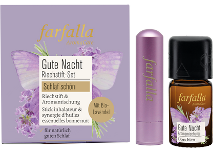 Farfalla Riechstift Set Gute Nacht, Schlaf schön