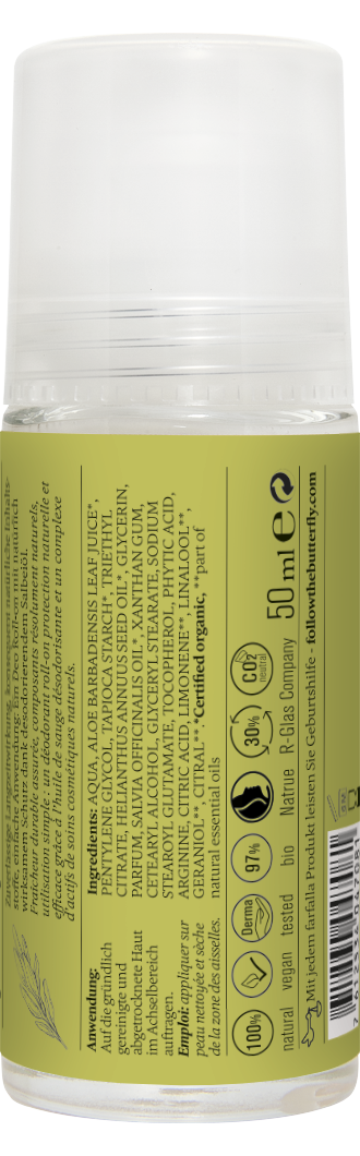 Farfalla – Salbei, Kräuterfrischer Deo Roll-on, 50 ml