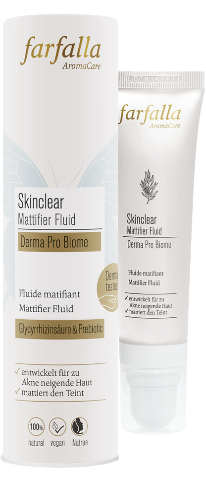 Farfalla Skinclear Mattifier Fluid, Derma Pro Biome, 30ml