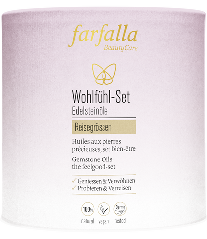 Farfalla Edelsteinöle Wohlfühl-Set, 7x 10 ml