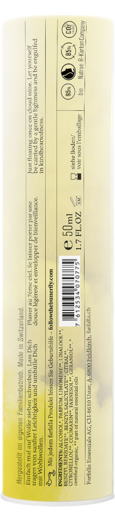 Farfalla vanilla nuvola, natural eau de parfum 50 ml