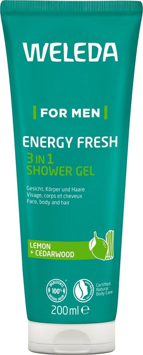 Weleda - For Men Energy Fresh 3in1 Shower Gel, 200 ml - Weleda