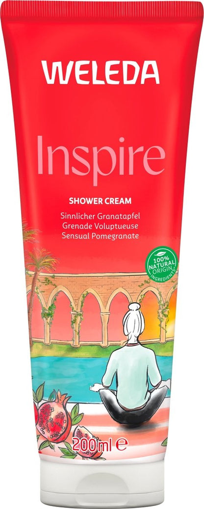 Weleda - Inspire Shower Cream Granatapfel, 200 ml - Weleda