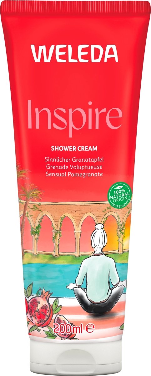 Weleda - Inspire Shower Cream Granatapfel, 200 ml - Weleda