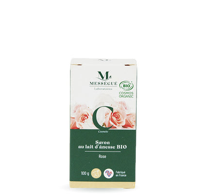 Mességué Seife mit Eselsmilch BIO, Duft Rose 100g