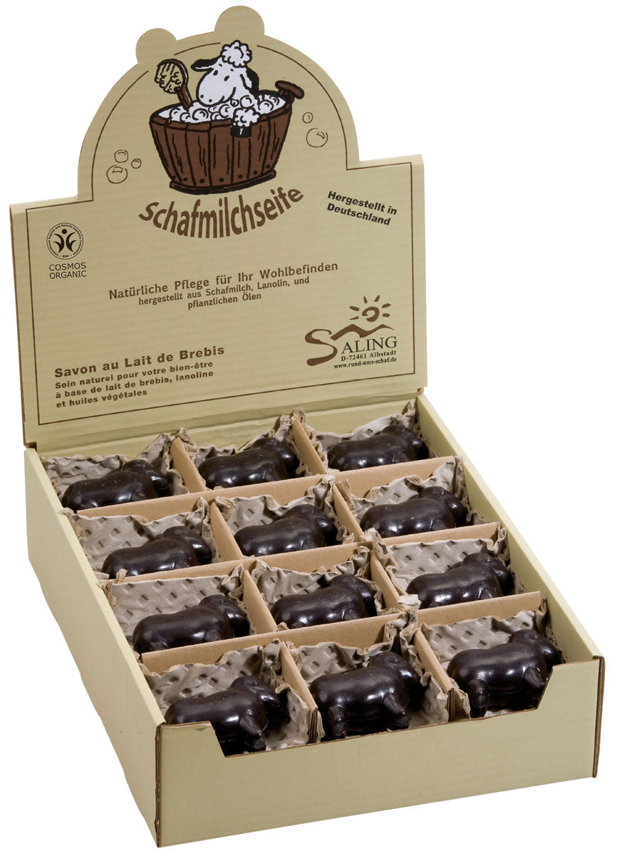 Saling Schafmilchseife Schaf schwarz 85 g - die Naturcosmetic