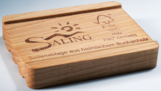 Saling Seifenablage aus heimischem Buchenholz