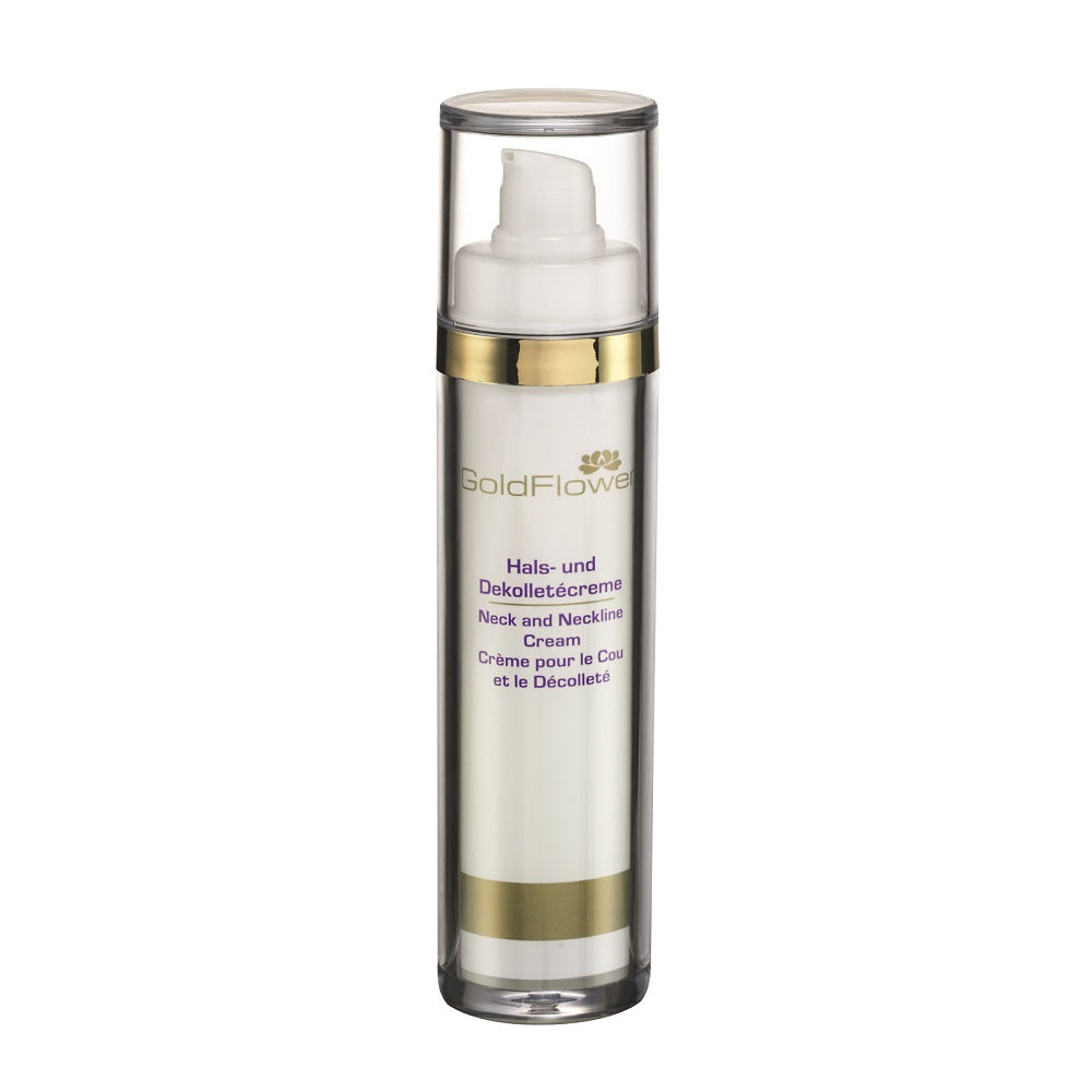 Goldflower Hals- u. Dekolletécreme, 50 ml - die Naturcosmetic