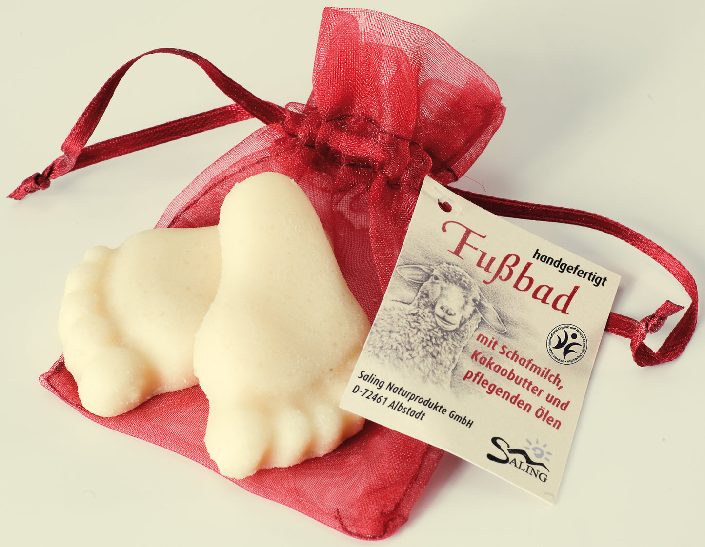 Saling Fußbad "Füßchenform" 28 g - die Naturcosmetic