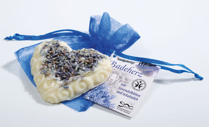 Saling Badeherz Lavendel mit Schafmilch 35 g