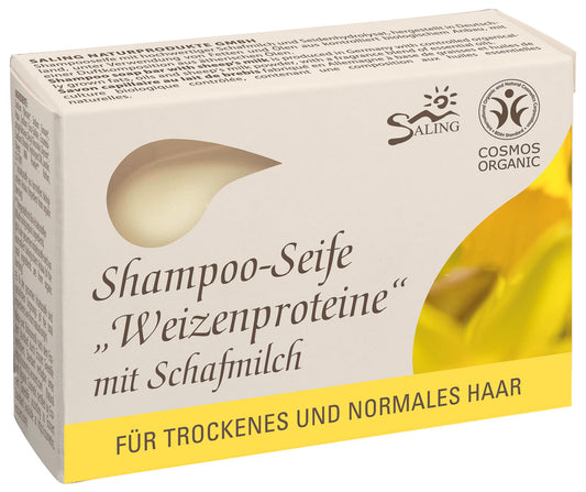 Saling Shampoo-Seife "Weizenproteine" 125 g - die Naturcosmetic