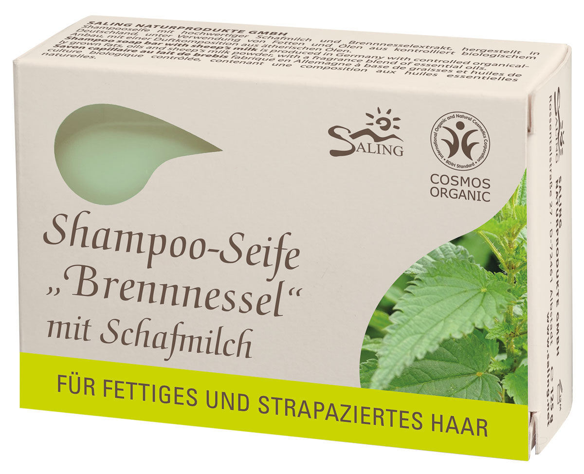 Saling Shampoo-Seife "Brennessel" 125 g - die Naturcosmetic