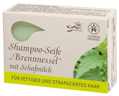 Saling Shampoo-Seife "Brennessel" 125 g - die Naturcosmetic