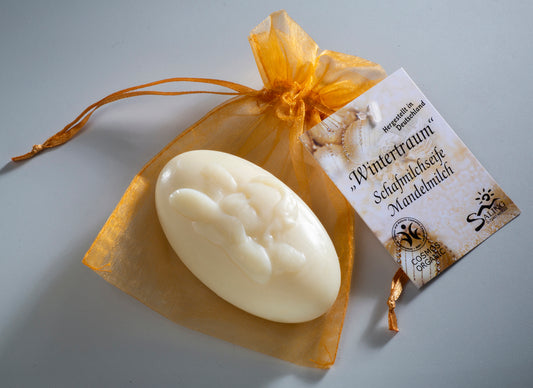 Saling Schafmilchseife Mandelmilch "Wintertraum" 85 g - die Naturcosmetic
