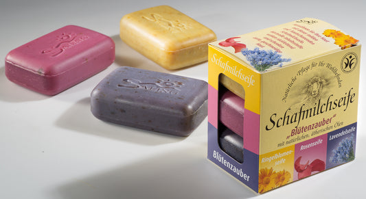 Saling Geschenkverpackung 3er Set „Blütenzauber“ - die Naturcosmetic