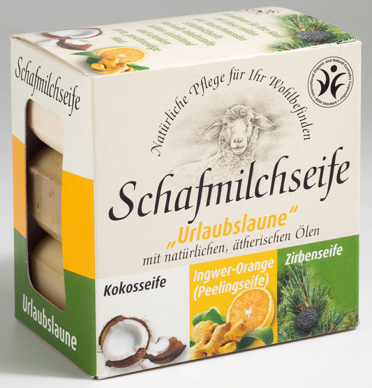 Saling Geschenkverpackung 3er Set „Urlaubslaune“ - die Naturcosmetic