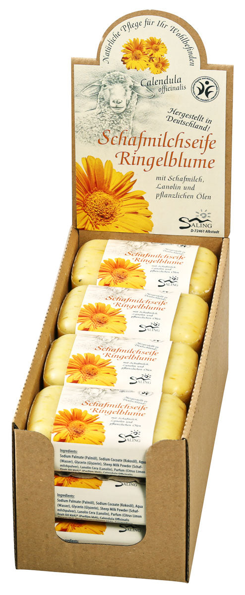 Saling Schafmilchseife Ringelblume 100 g - die Naturcosmetic