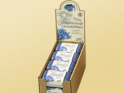 Saling Schafmilchseife Lavendelblüten 100 g - die Naturcosmetic