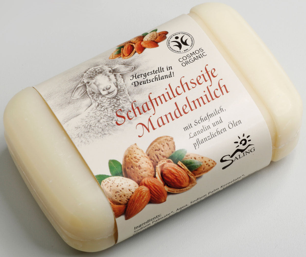 Saling Schafmilchseife Mandelmilch 100 g - die Naturcosmetic