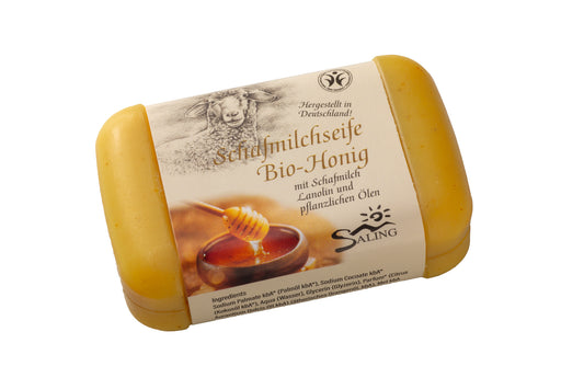 Saling Schafmilchseife Bio-Honig 100 g - die Naturcosmetic