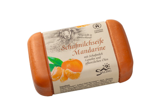 Saling Schafmilchseife Mandarine 100 g - die Naturcosmetic