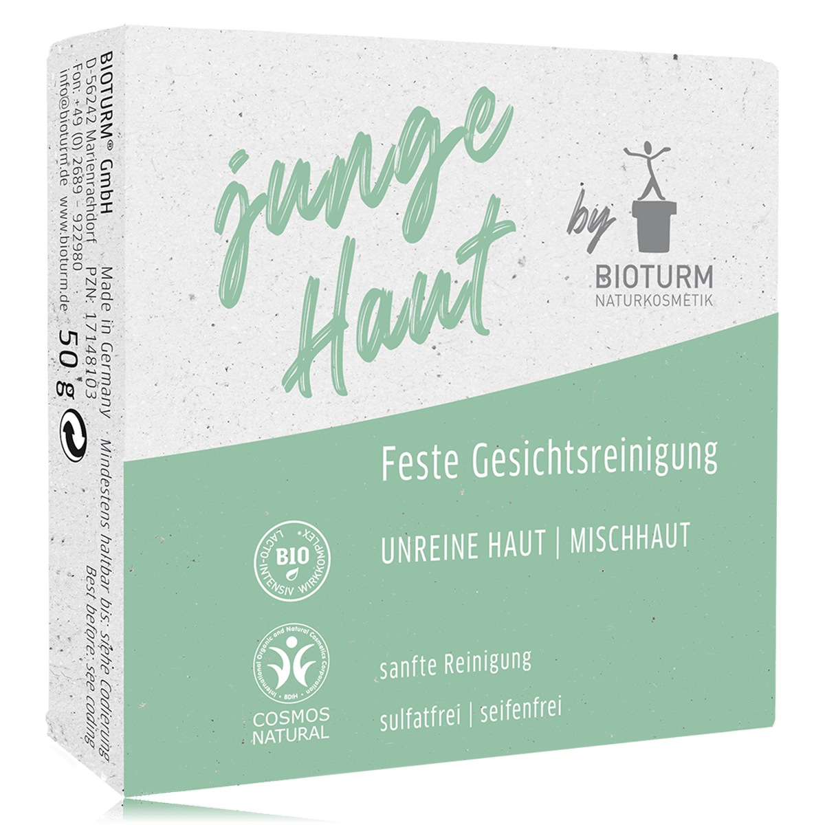 Bioturm Feste Gesichtsreinigung junge Haut 50 g - Bioturm