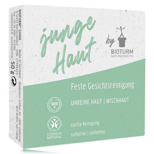 Bioturm Feste Gesichtsreinigung junge Haut 50 g - die Naturcosmetic