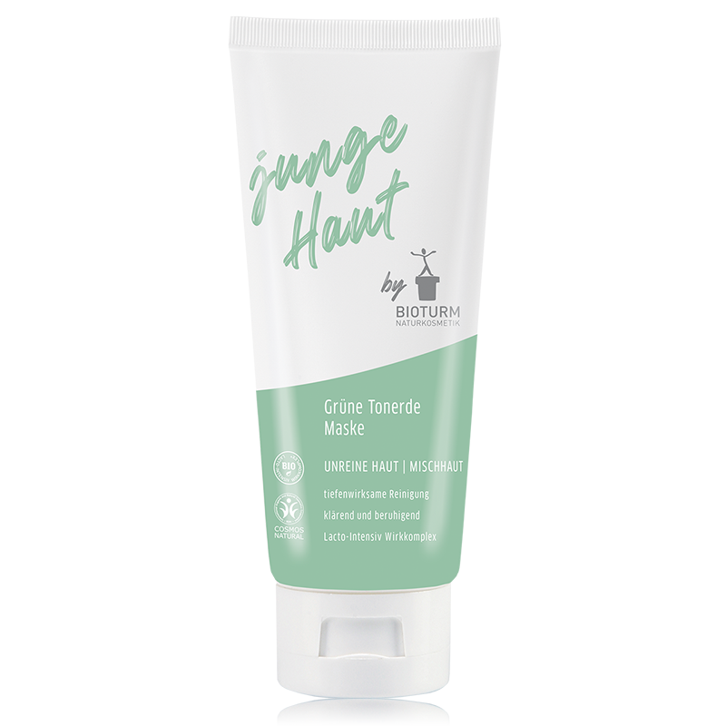 Bioturm Grüne Tonerde Maske junge Haut 100 ml - die Naturcosmetic